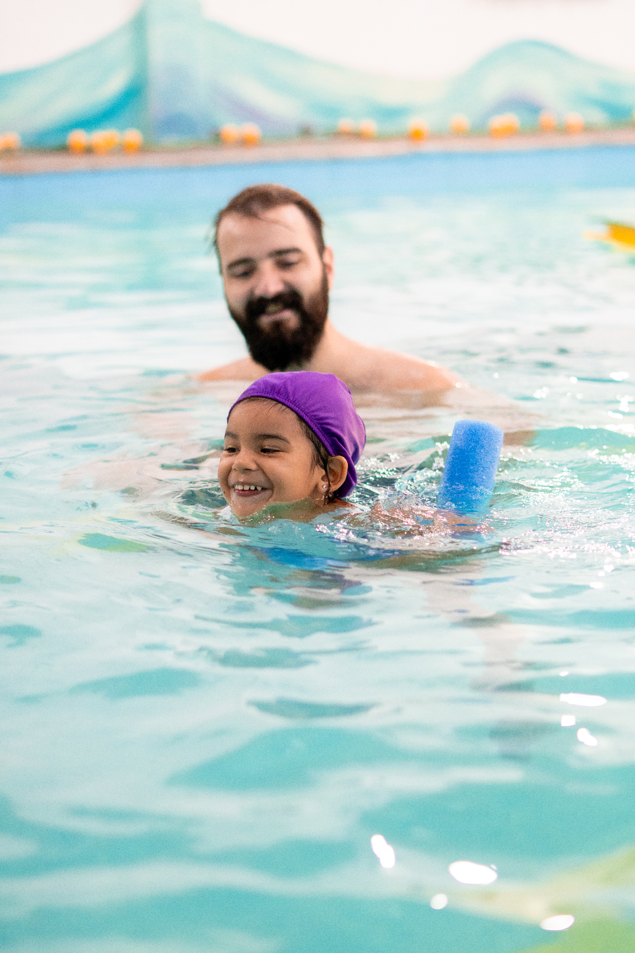 Clase de natación para bebés en Surfeando la Ola